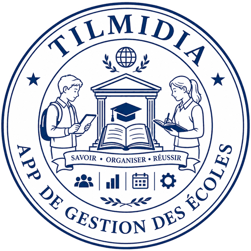 Logo Tilmidia, logiciel de gestion scolaire